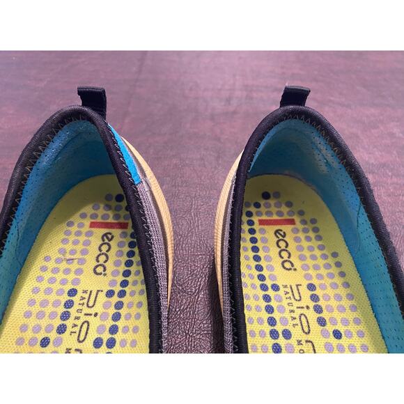 ECCO BIOM Natural Motion Mary Jane Shoes Gray Teal Mesh Size 39 US 8.5 Minimal - Picture 9 of 10